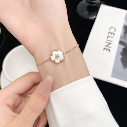 [Rosla]LUCKY SPRING ROSE GOLD MOP BRACELET