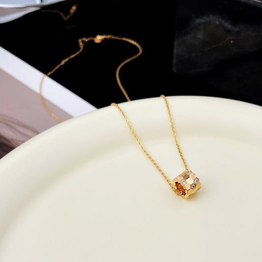 [Rosla]BEE MINI PEDANT DIAMOND NECKLACE