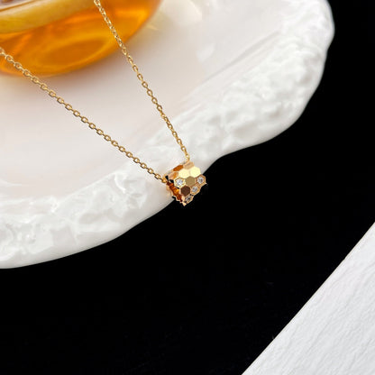 [Rosla]BEE MINI PEDANT DIAMOND NECKLACE