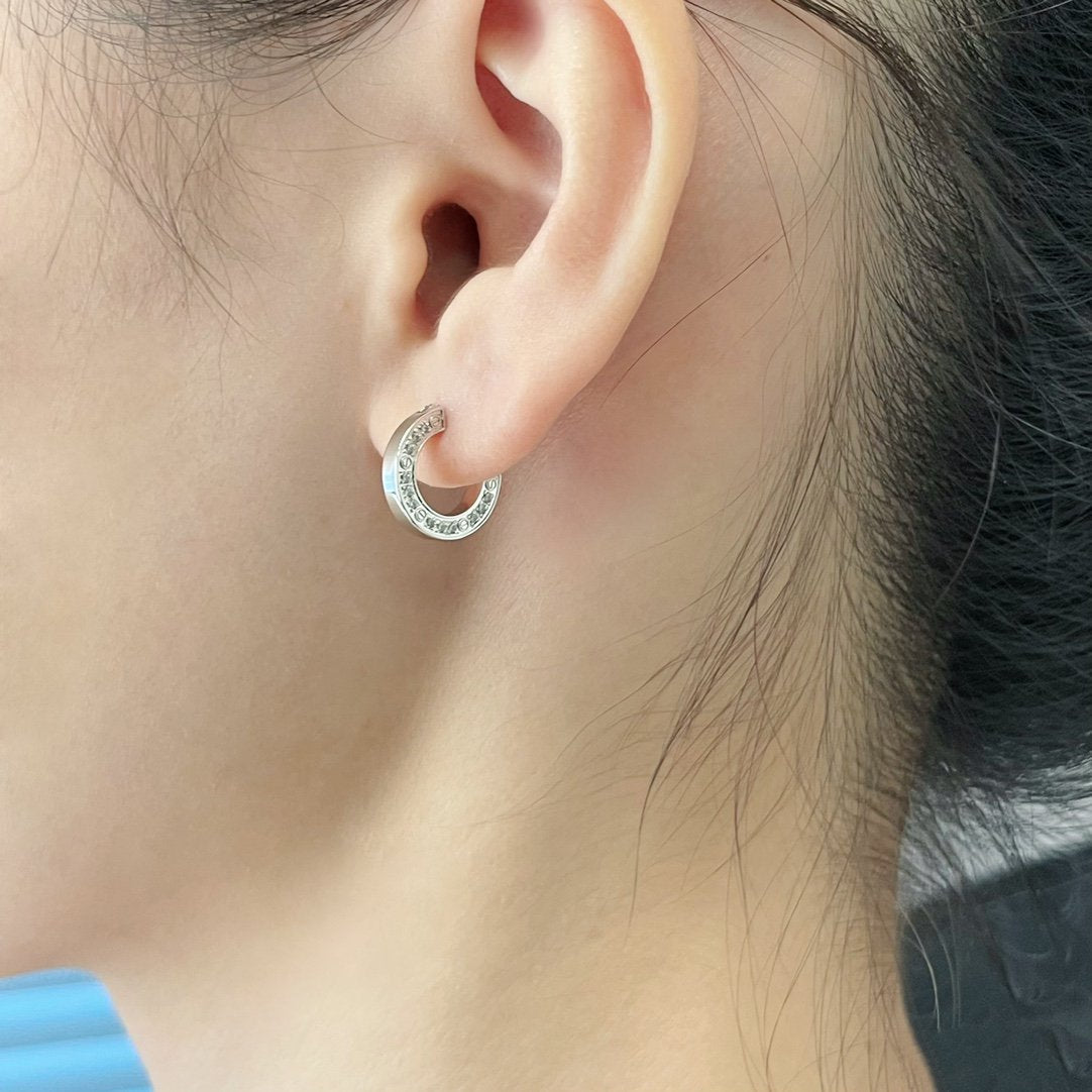 [Rosla]LOVE DIAMOND EARRINGS