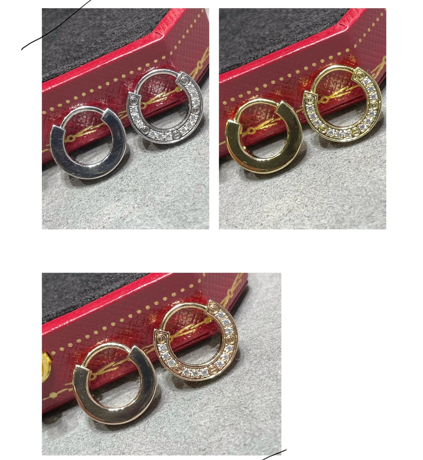 [Rosla]LOVE DIAMOND EARRINGS