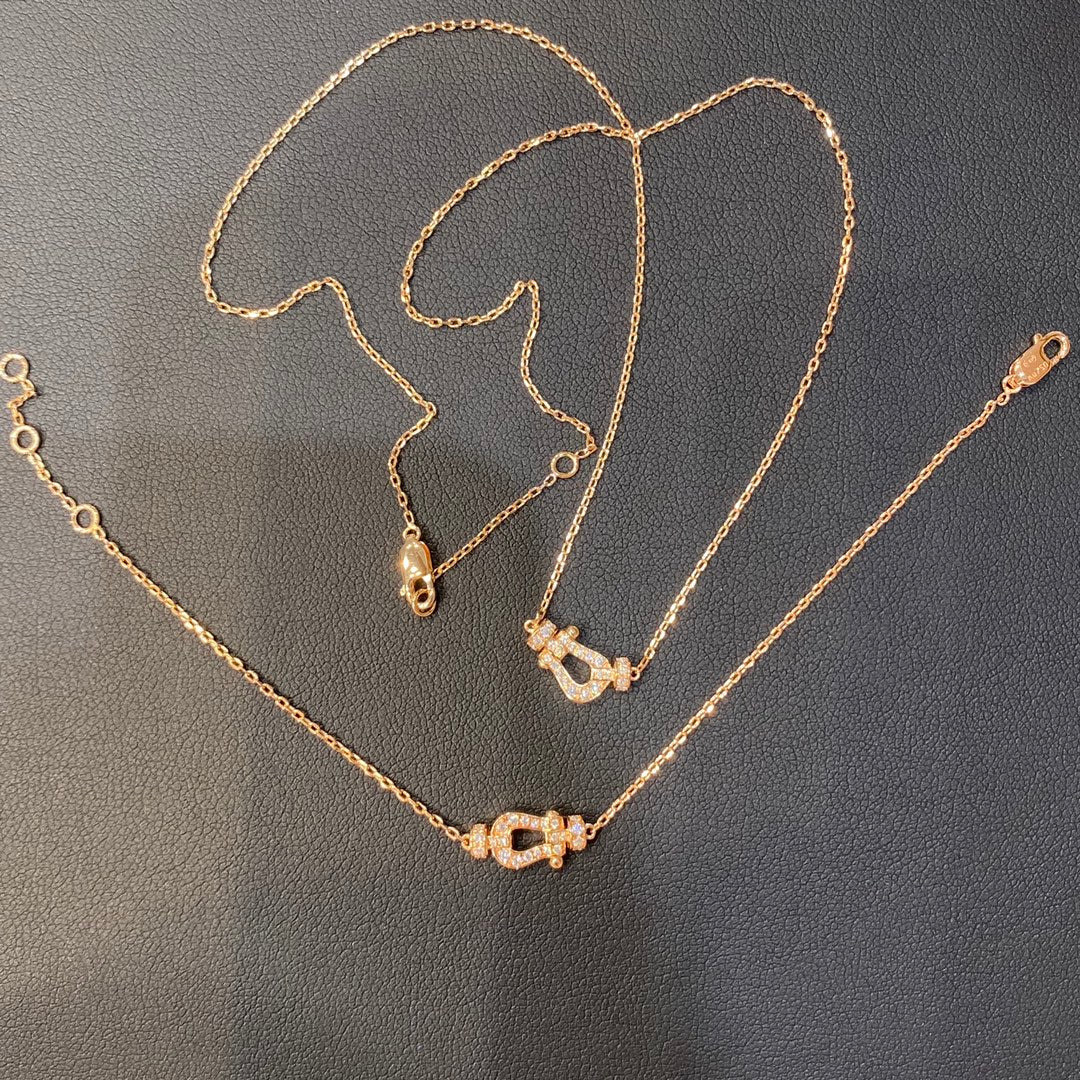 [Rosla]FORCE 10 DIAMOND PINK GOLD NECKLACE MINI MODEL