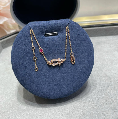 [Rosla]FORCE 10 DIAMOND CHAIN LINK PINK GOLD BRACELET