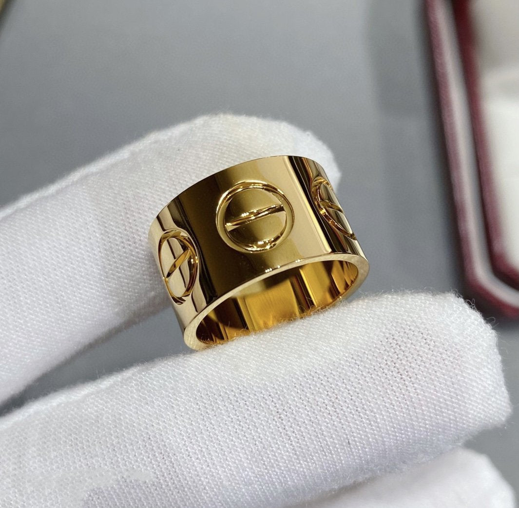 [Rosla]LOVE 11MM LARGE RING