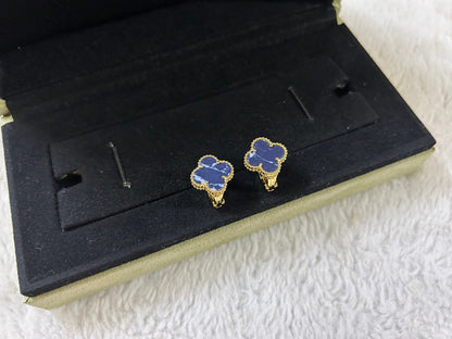 [Rosla]CLOVER PIETERSITE MEDIUM STUD EARRINGS