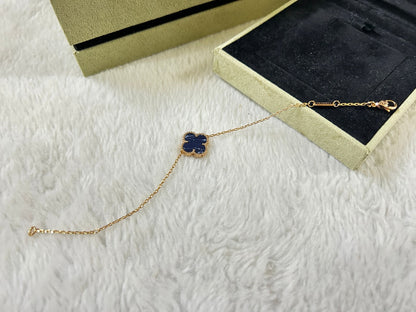 [Rosla]CLOVER 1 MOTIF PIETERSITE BRACELET