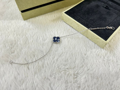 [Rosla]CLOVER 1 MOTIF PIETERSITE BRACELET