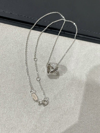 [Rosla]LIENS EVIDENCE DIAMOND PAVED NECKLACE