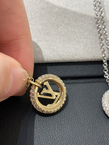 [Rosla]BY NIGHT DIAMOND PAVED NECKLACE