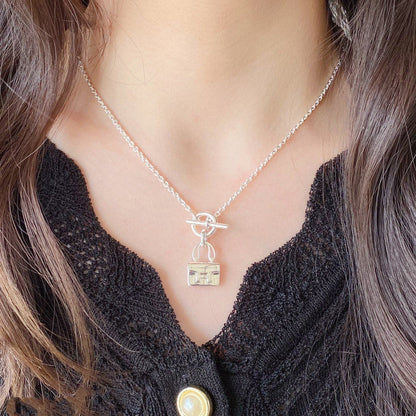 [Rosla]CONSTANCE PEDANT SILVER NECKLACE