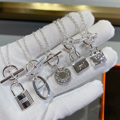 [Rosla]CONSTANCE PEDANT SILVER NECKLACE