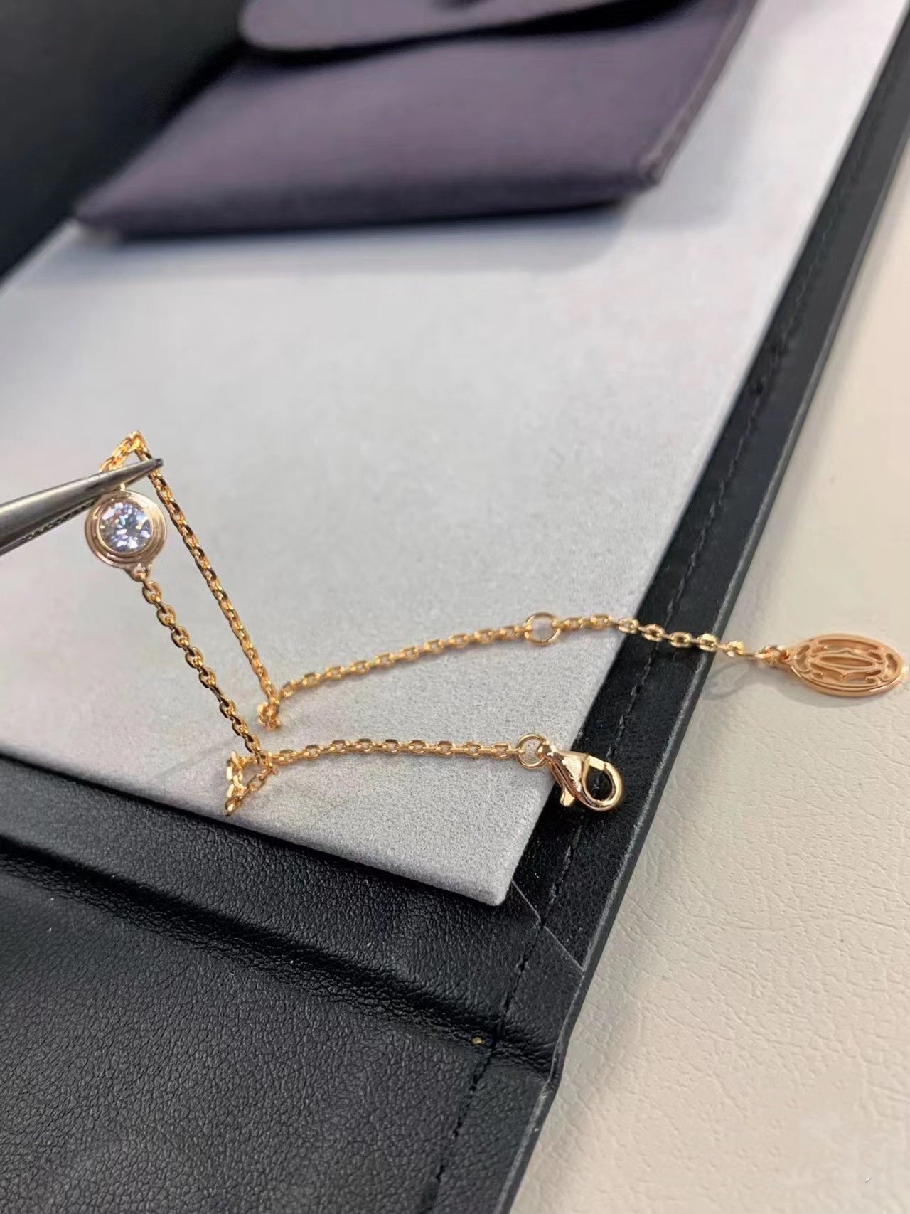 [Rosla]DAMOUR DIAMOND LINK BRACELET