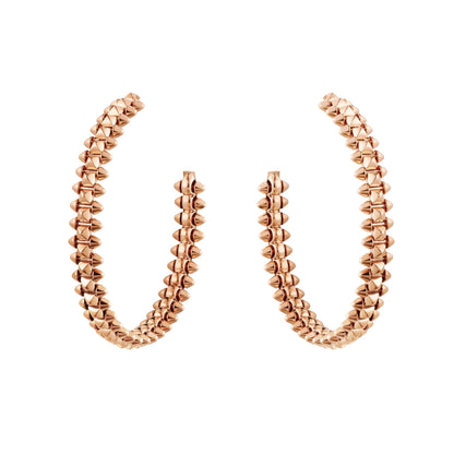 [Rosla]CLASH LARGE HOOP EARRINGS