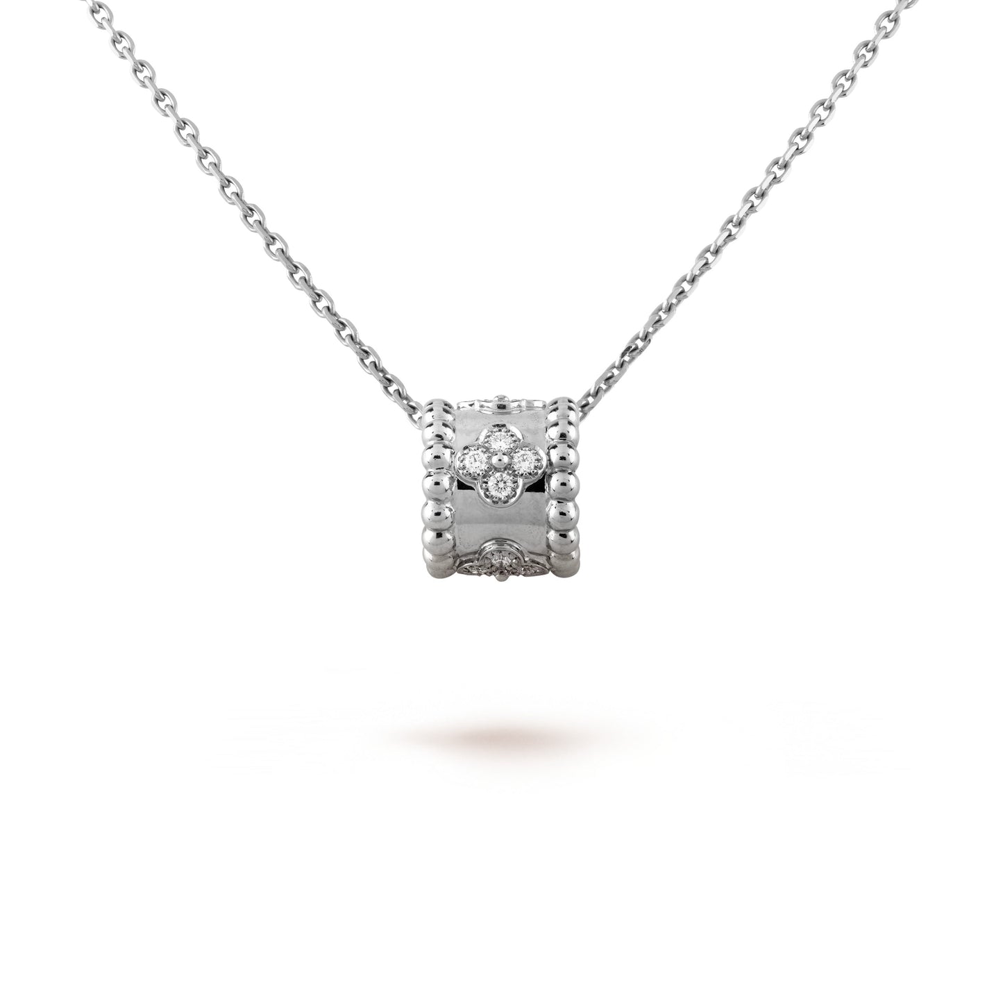 [Rosla]PERLEE PEDANT SIVLER DIAMOND NECKLACE