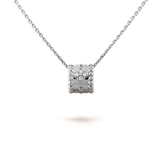 [Rosla]PERLEE PEDANT SIVLER DIAMOND NECKLACE