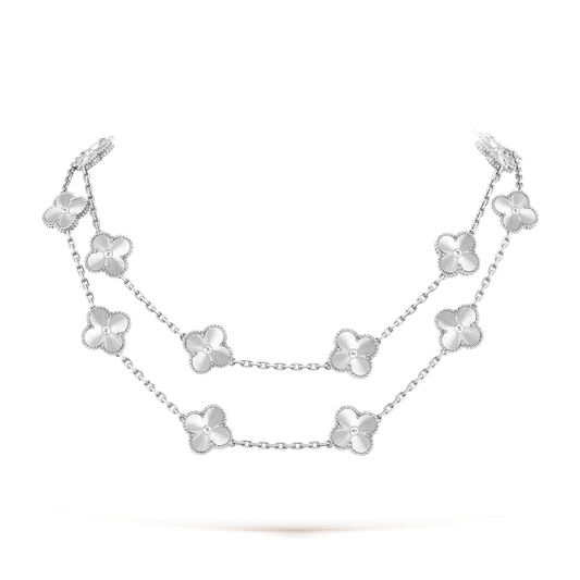 [Rosla]CLOVER 20 MOTIFS  LASER SILVER