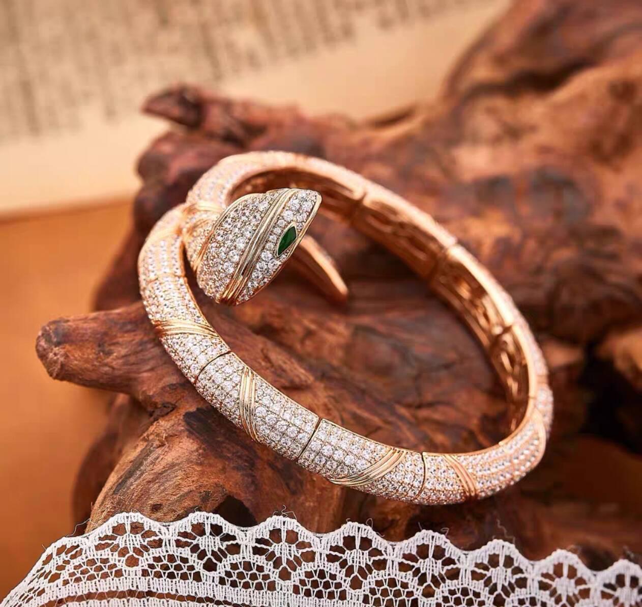 [Rosla]HAUTE COUTURE GOLD SERPENTI BRACELET