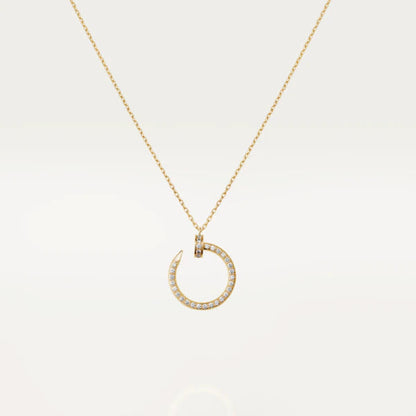 [Rosla]JUSTE NECKLACE GOLD DIAMONDS