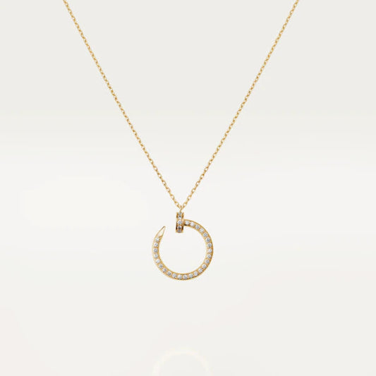 [Rosla]JUSTE NECKLACE GOLD DIAMONDS