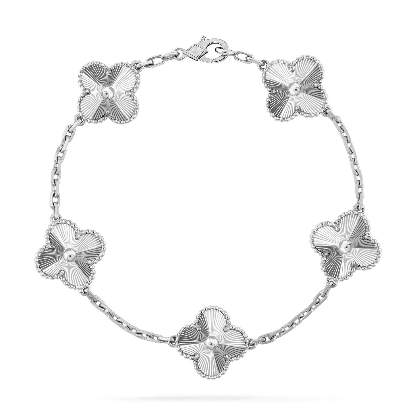 [Rosla]CLOVER SILVER 5 MOTIFS BRACELET