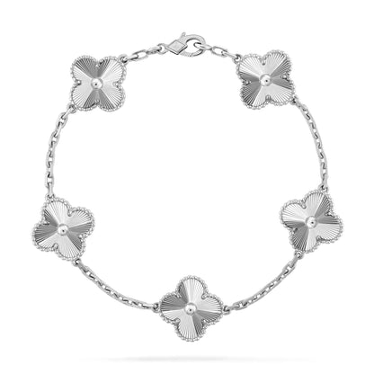 [Rosla]CLOVER SILVER 5 MOTIFS BRACELET