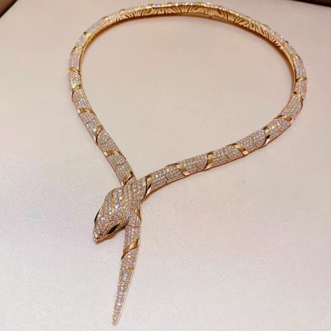 [Rosla]HAUTE COUTURE GOLD SERPENTI NECKLACE