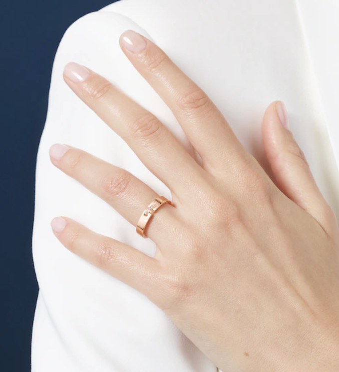 [Rosla]ALLIANCE LIENS VIDENCE DIAMOND 4MM RING