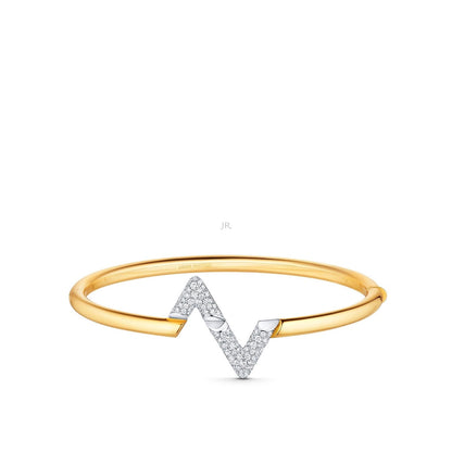 [Rosla]VOLTE UPSITE DOWN GOLD DIAMOND BRACELET