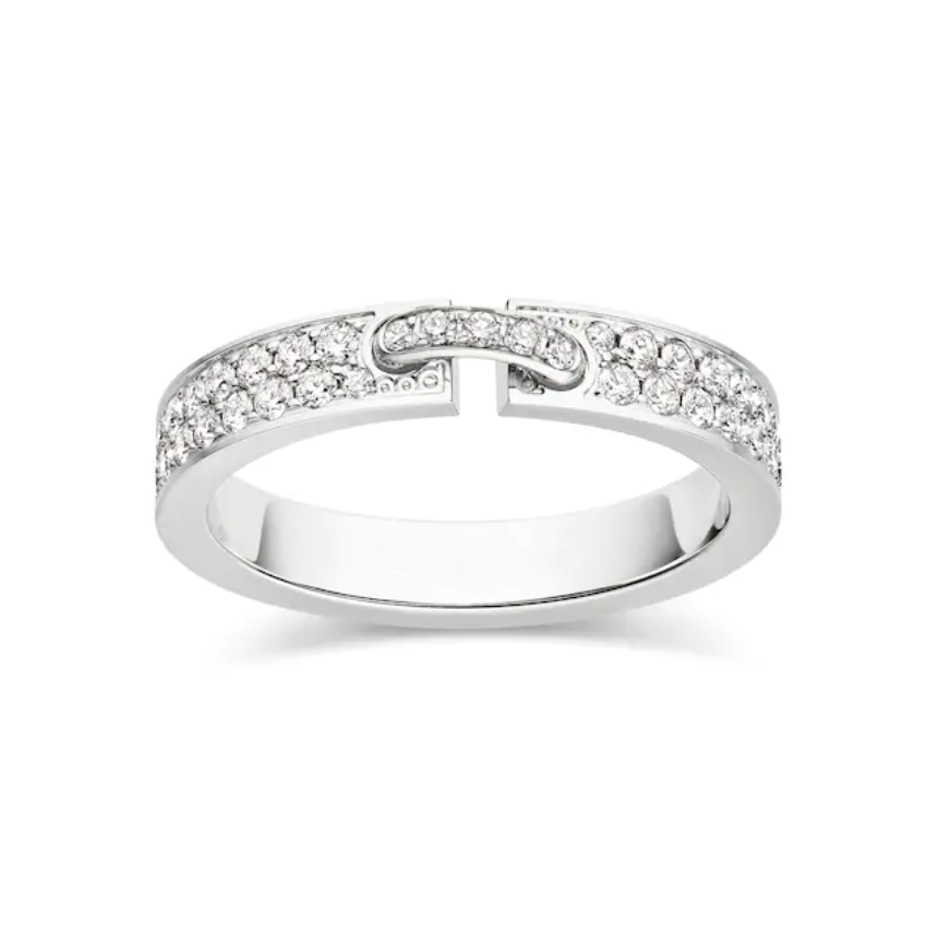 [Rosla]ALLIANCE LIENS VIDENCE PAVED DIAMOND 4MM RING