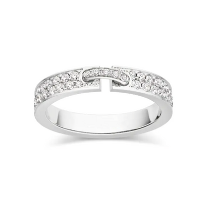 [Rosla]ALLIANCE LIENS VIDENCE PAVED DIAMOND 4MM RING