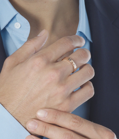 [Rosla]ALLIANCE LIENS VIDENCE DIAMOND 4MM RING