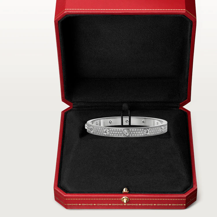 [Rosla]LOVE BRACELET 6.1MM DIAMOND-PAVED 10 BIG DIAMONDS