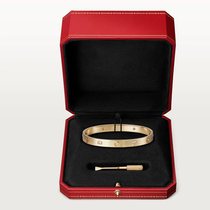 [Rosla]LOVE BRACELET 6.1MM 4 DIAMONDS