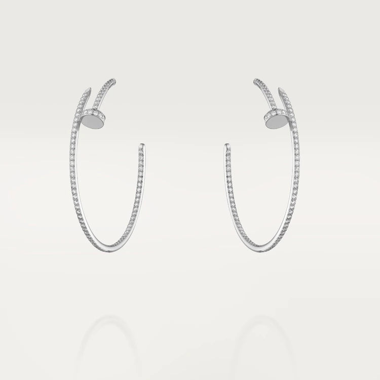 [Rosla]JUSTE EARRINGS FULL DIAMONDS 1.8MM