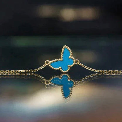 [Rosla]BUTTERFLY TURQUOISE BUTTERFLY BRACELET