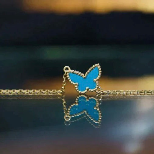 [Rosla]BUTTERFLY TURQUOISE BUTTERFLY BRACELET