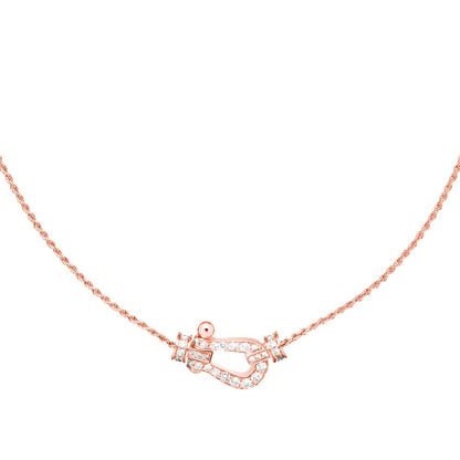 [Rosla]FORCE 10 PINK GOLD DIAMOND NECKLACE