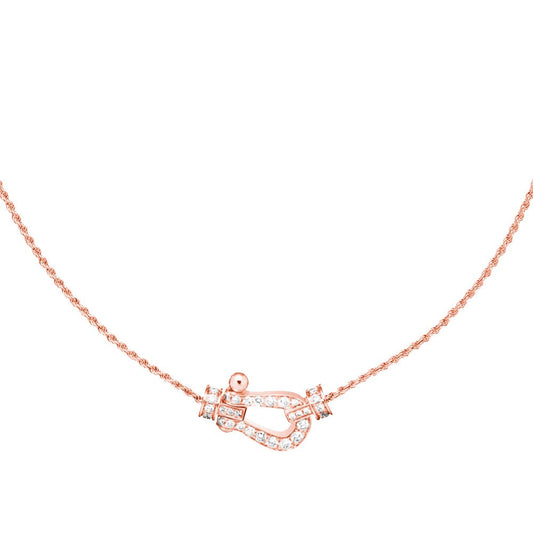 [Rosla]FORCE 10 PINK GOLD DIAMOND NECKLACE