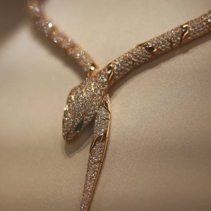 [Rosla]HAUTE COUTURE GOLD SERPENTI NECKLACE