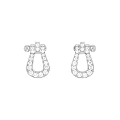 [Rosla]FORCE 10 FULL DIAMOND STUD EARRINGS MINI MODEL