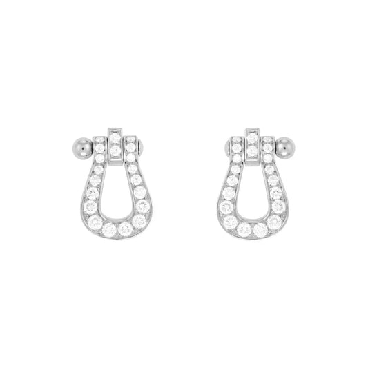 [Rosla]FORCE 10 FULL DIAMOND STUD EARRINGS MINI MODEL