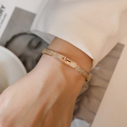 [Rosla]KELLY BRACELET DIAMOND PAVED