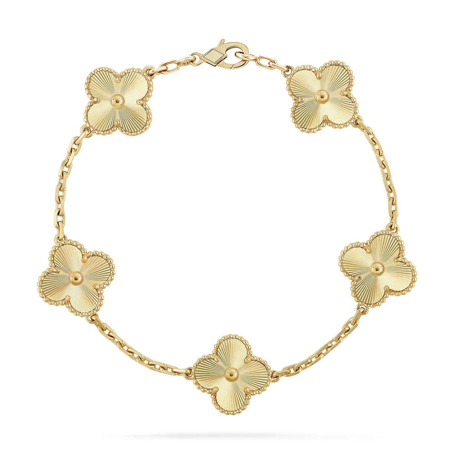 [Rosla]CLOVER 5 FLOWERS LASER BRACELET