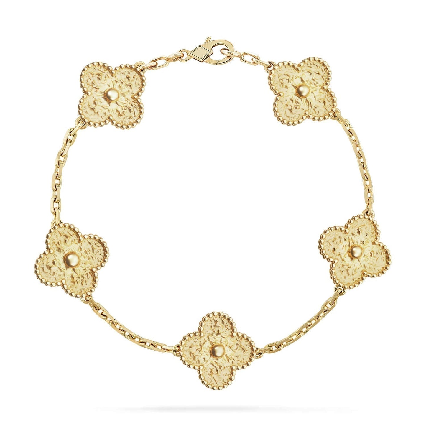 [Rosla]CLOVER 5 MOTIFS BRONZING BRACELET