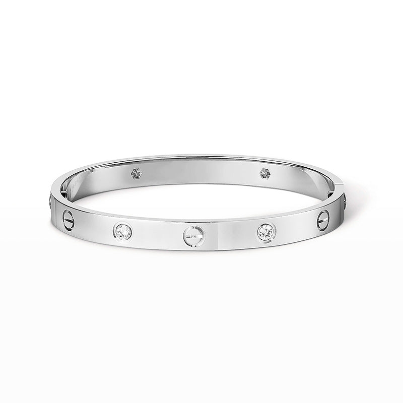[Rosla]LOVE BRACELET 6.1MM 4 DIAMONDS