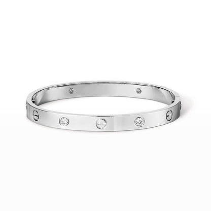 [Rosla]LOVE BRACELET 6.1MM 4 DIAMONDS
