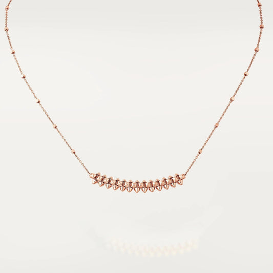 [Rosla]CLASH PINK GOLD NECKLACE