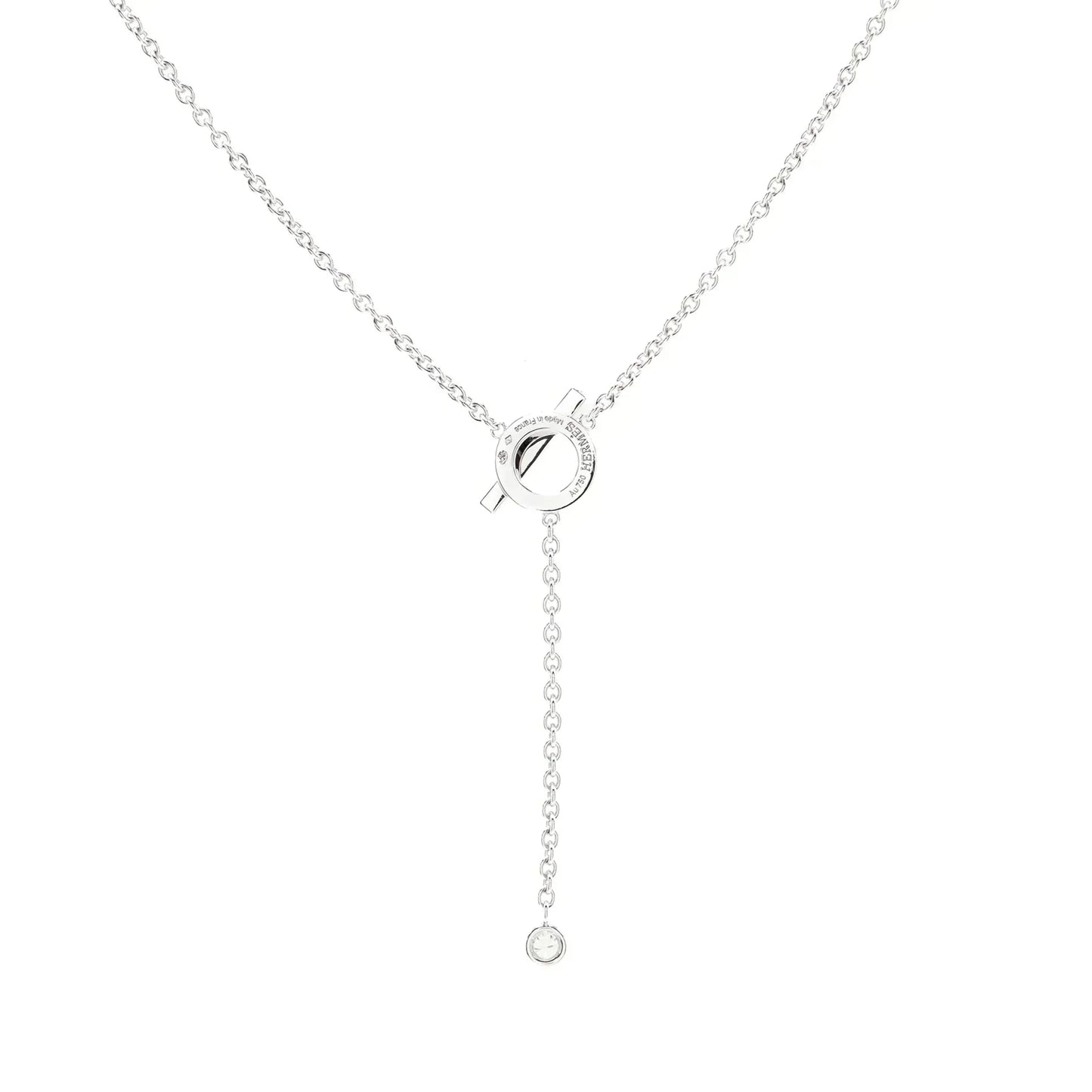 [Rosla]FINESSE SILVER DIAMOND NECKLACE