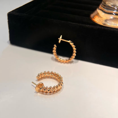 [Rosla]CLASH SMALL HOOP EARRINGS