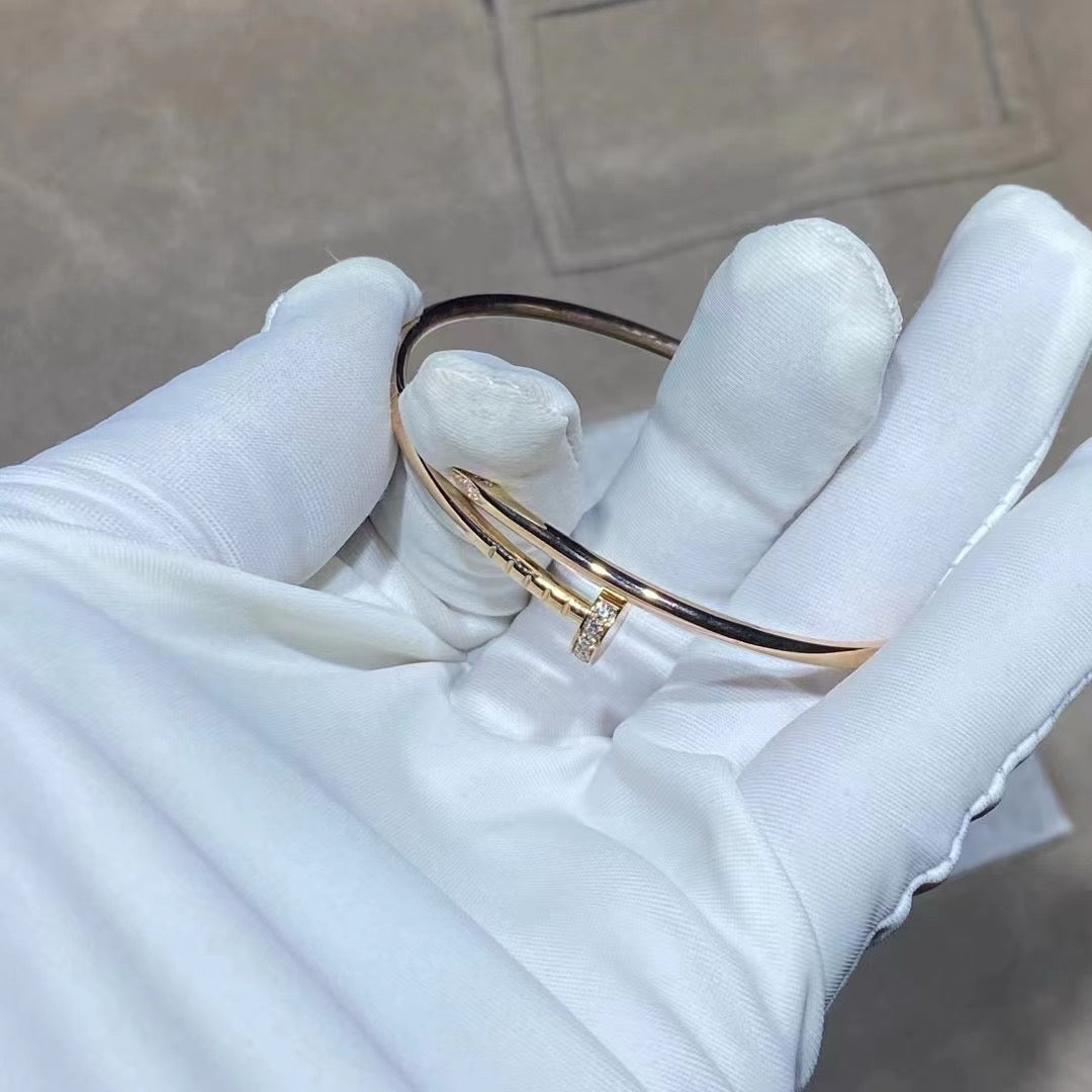 [Rosla]JUSTE BRACELET 2.5MM DIAMONDS